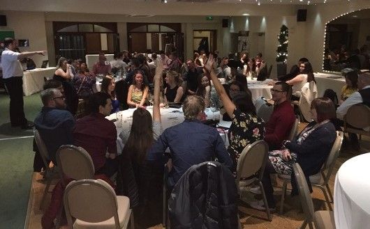Digby Brown's Inverness office hold a race night to raise funds for Headway Highland