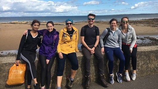 Edinburgh office walk John Muir for charity group picture 