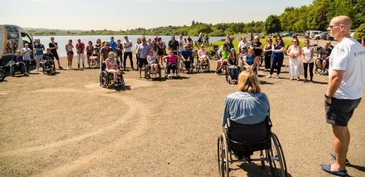 Spinal Injuries Scotland (SIS) BBQ and Activities Day 2018 Group picture