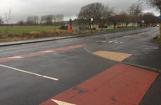 Cycling Give Way Junction Cycle Lane Stirling