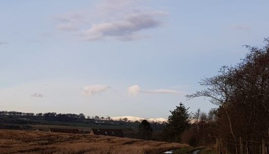 Bright autumnal country scene.