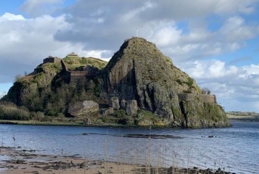 A picture of Dumbarton Rock Castle