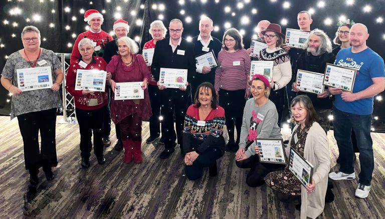 The winners of the Digby Brown Christmas Card and Calendar competition