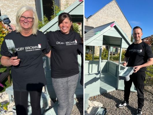Staff Volunteering Crossbasket House