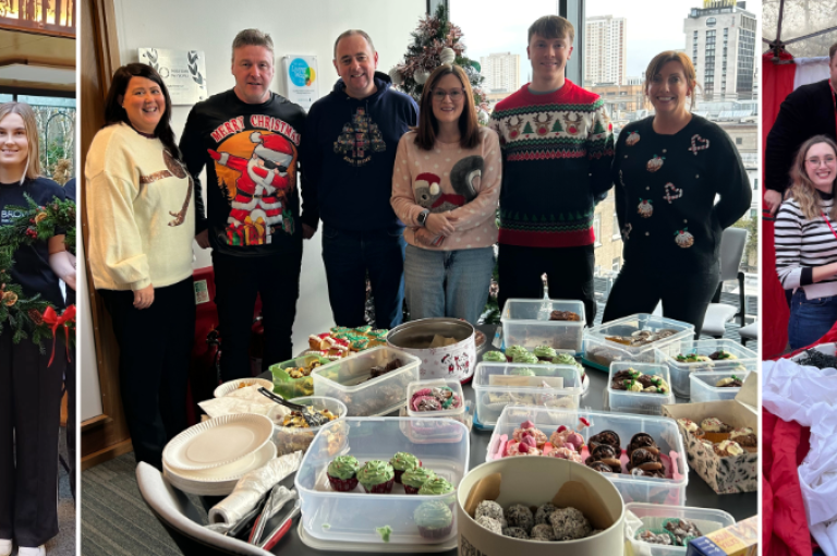 Digby Brown staff involved in Christmas fundraising activities