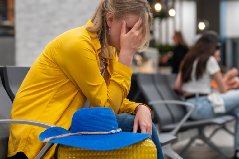 Passenger left stranded after accident abroad