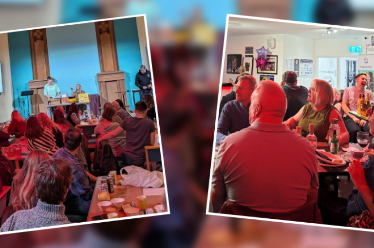 Edinburgh and Ayr offices shown hosting fundraising nights in aid of their local charity partners