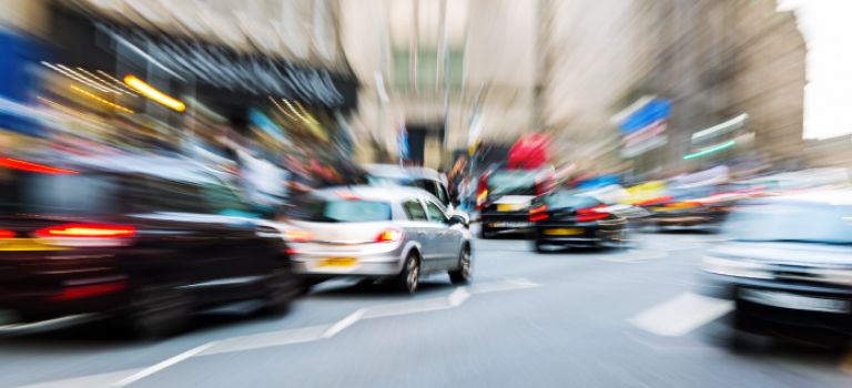 Traffic in town