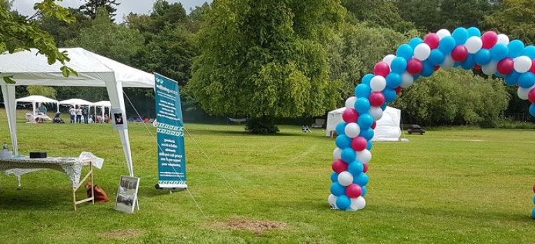 Dundee Party in the  Park Balloon Entrance