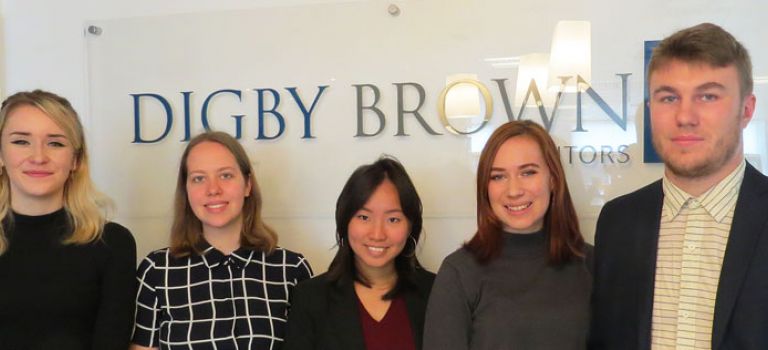 Edinburgh Debates Union at Digby Brown Edinburgh office