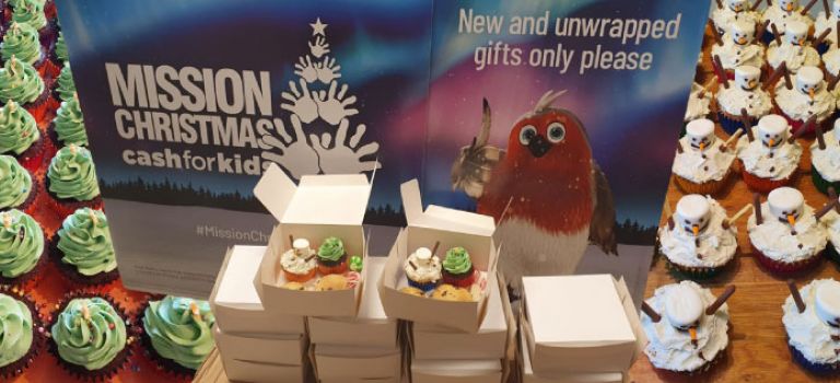 Helping out at Cash for Kids 2020 - cupcakes