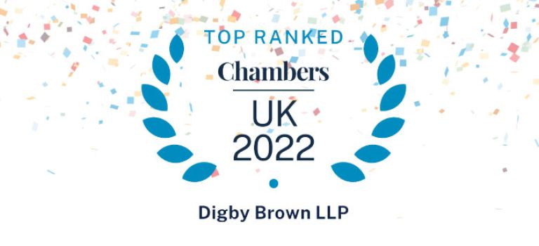 Chambers and Partners 2022 logo along with some celebratory confetti