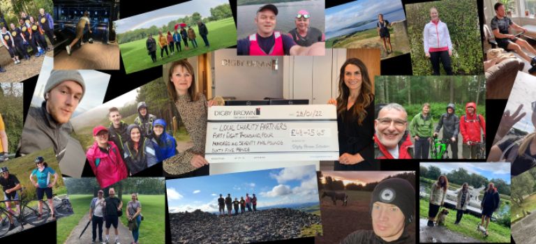 Digby Brown Charity Fundraising in 2021