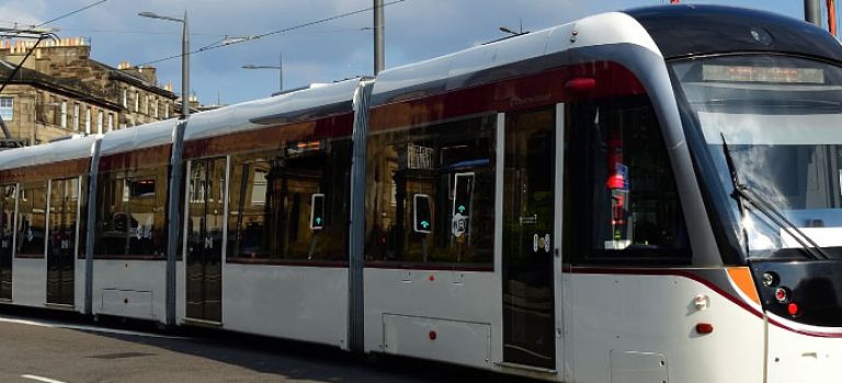Tram in Edinburgh
