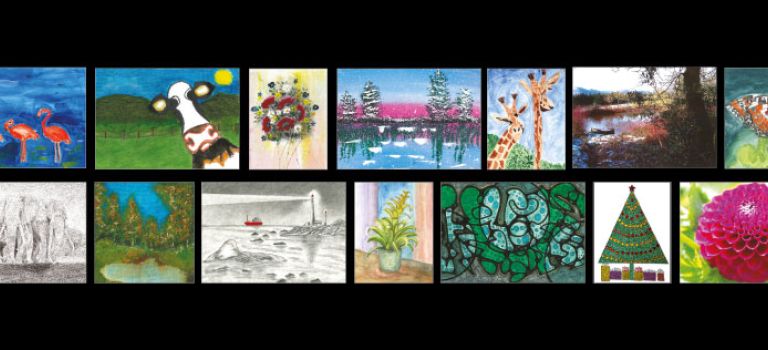 Winning artwork for the Digby Brown Christmas card and calendar