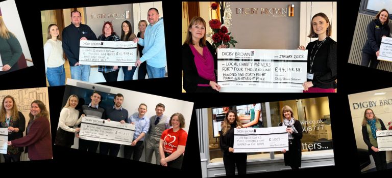 Charity Total 2022 - Cheque Handovers