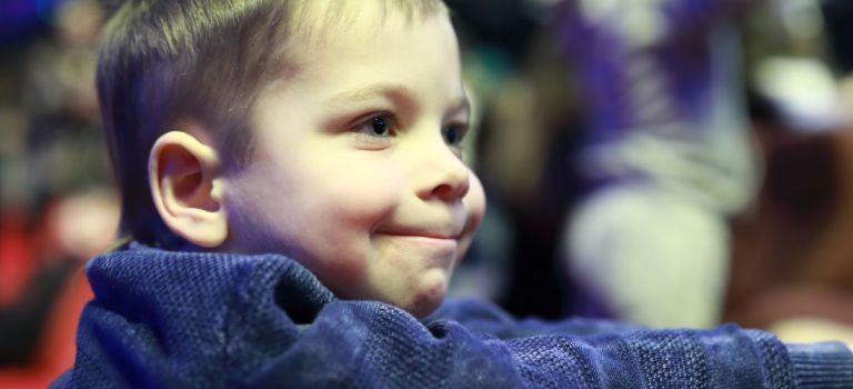 Child at the circus
