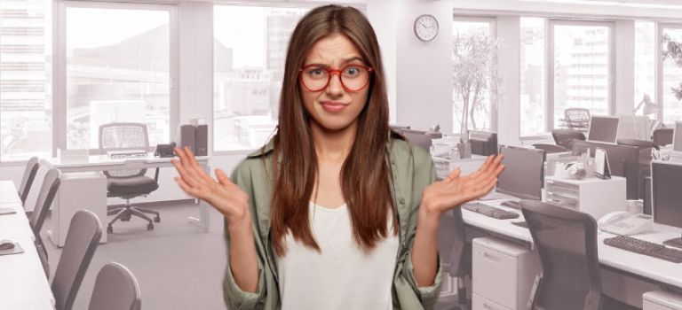 Woman looking confused