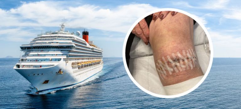 Agonising knee injury ruins 60th birthday cruise