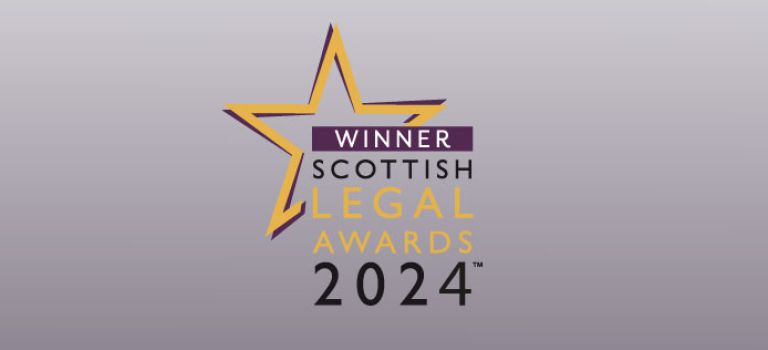 Scottish Legal Awards Winner logo