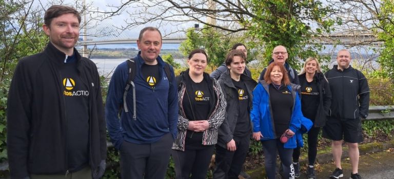 ID team walk for Asbestos Action