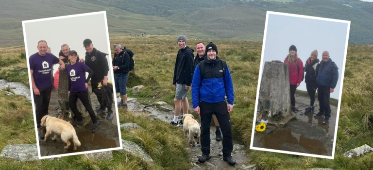 Glasgow staff climbing Ben Lomond