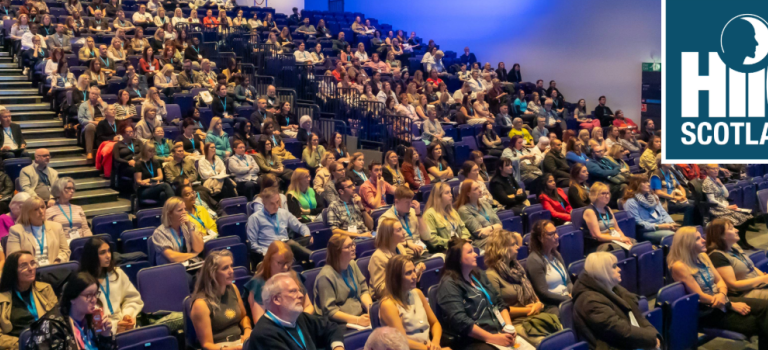 A busy room full of attendees at the first-ever National Head Injury Conference 2025.