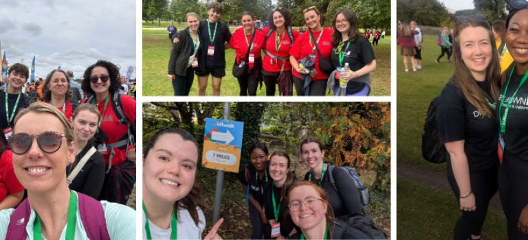 Charity kiltwalk with Edinburgh staff