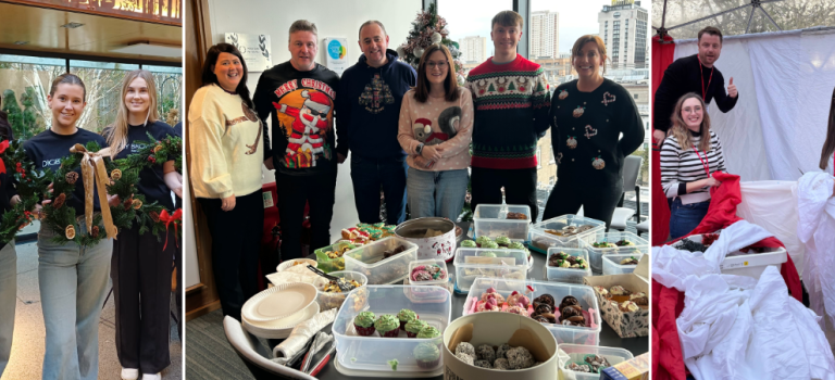 Digby Brown staff involved in Christmas fundraising activities