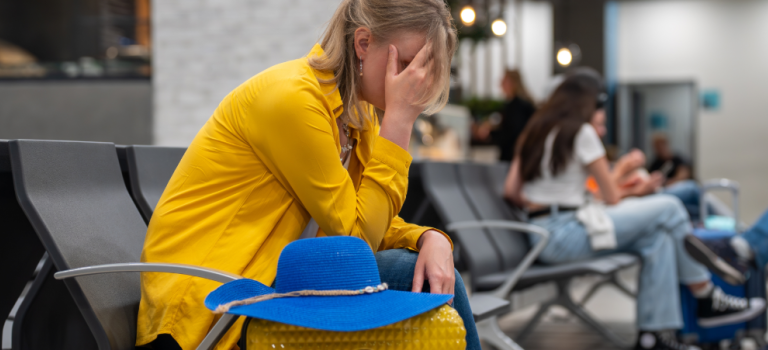 Passenger left stranded after accident abroad