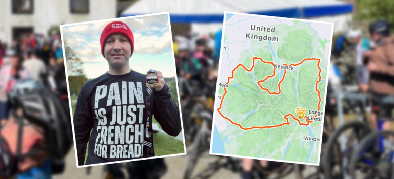 Media Manager Sam Whyte completes mammoth cycling challenge