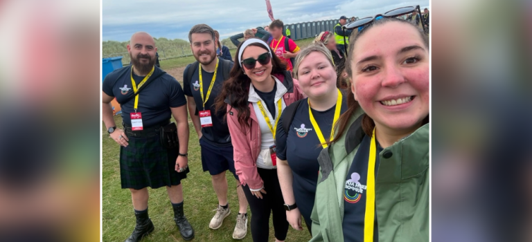 Team Dundee at the Dundee Kiltwalk