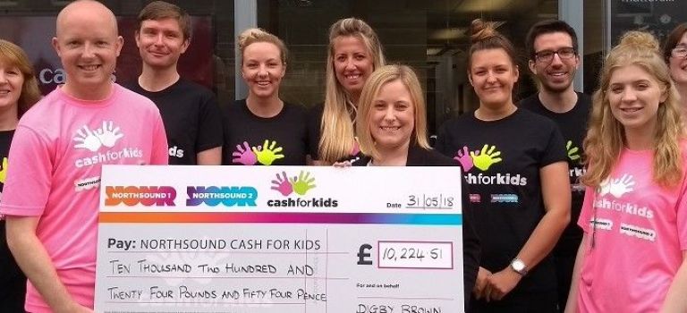 Aberdeen Cheque Handover 