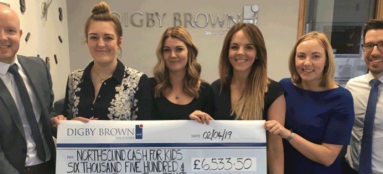 Aberdeen Cheque Handover 2019