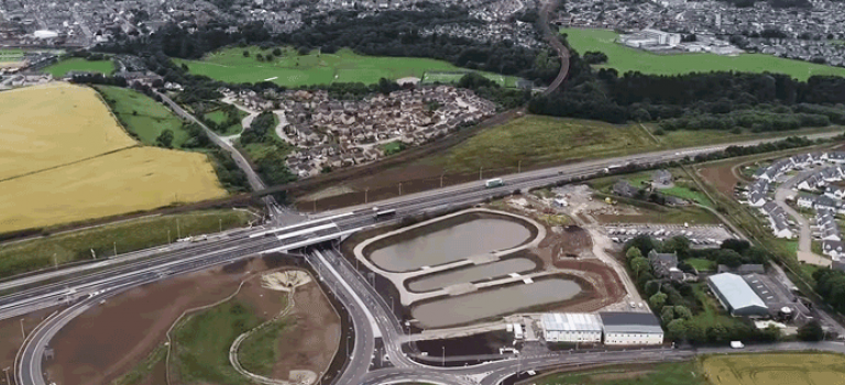 Aberdeen Western Peripheral Route Aerial Image