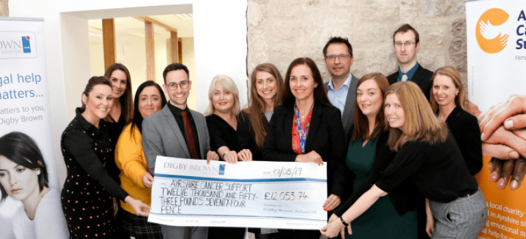 Ayr Cheque Handover 2019