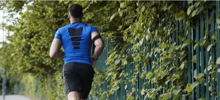 Man out running