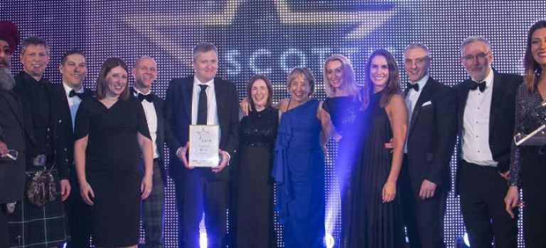 Digby Brown receiving Firm of the Year Award 2019