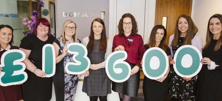 Macmillan cheque handover