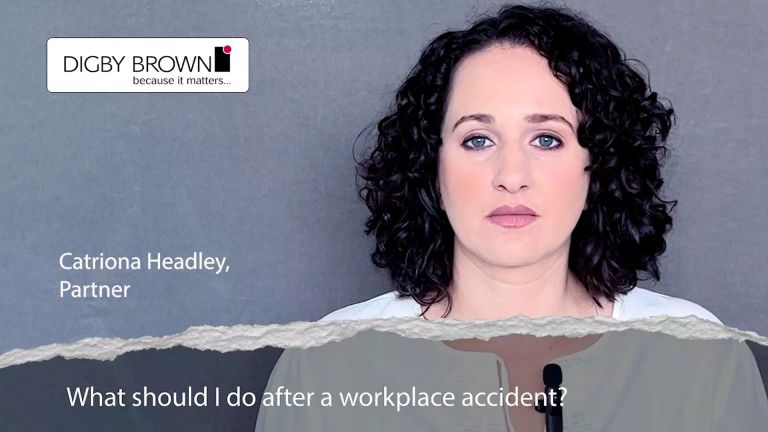 video about the four crucial steps you should take after an accident at work