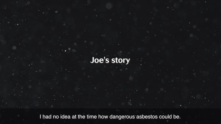 Joe Smith had been retired for just over a year when he received the devastating diagnosis of mesothelioma 